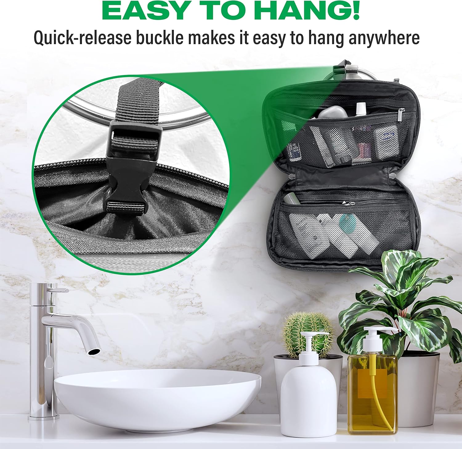 Carry On Travel Backpack Bundle | Island Hopper Travel Backpack with Toiletry Bag and Compression Packing Cube Set